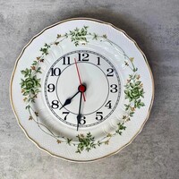 Hollóháza Hungary, Hollóházi porcelán falióra dísz
