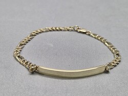 14 K arany karlánc, karkötő 12,53 g