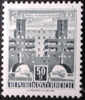 A1153 / Ausztria 1964 Épületek bélyeg postatiszta