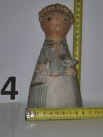 Kiss Roóz Ilona kerámia figura, kerámia szobor,    - régi jelzetlen  -  / 4