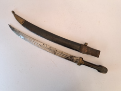 M1907 orosz cári tüzérségi "bebut" kindzsál papuccsal kard katonai régiség militária