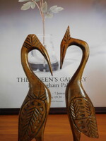 Faragott fa gázlómadarak - gémek 21 és 22..5 cm - 2 darab