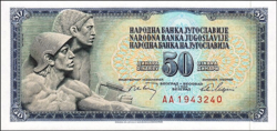 Jugoszlávia 50 dinár 1968 UNC