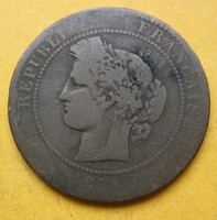 Francia 10 centimes 1871 A (M24)