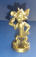 Tömör réz Tom és Jerry figura