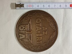 Plakett bronz Vasutas Önkéntes Támogatási Alap - ért 1999
