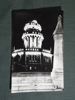 Képeslap,Budapest,Jánoshegyi kilátó látkép,részlet, 1957-