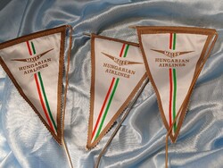 3 db Malév Zászló + Tartórúd