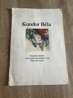 Kondor Béla – Tizenhét rézkarc (Corvina, 1980) – eredeti grafikai mappa