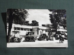 Képeslap,Budapest,BIV ipari vásár,mezőgazdasági gép,traktor pavilon látkép,részlet, 1960-