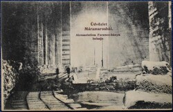 Aknaszlatina (Máramaros) - Ferencz bánya belseje  1917?