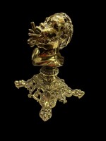 Olajos szivargyújtó- Bronz