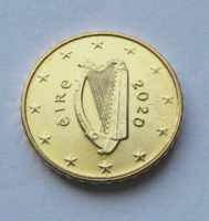 Írország - 10 euro cent - 2020 - kelta hárfa
