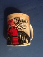 Legjobb sofőr - kamionos kerámia bögre