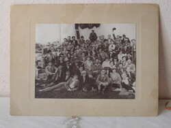 Régi dedikált csoportfotó, fénykép ( 1928 )