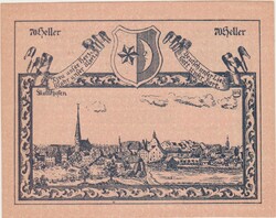 Osztrák szükségpénz  70 heller 1920