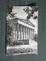 Képeslap,Budapest,Nemzeti múzeum látkép,részlet, 1957-