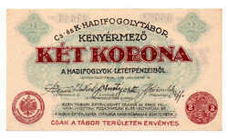 1916 Kenyérmező Hadifogolytárbor 2 Korona