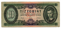 10 Forint Bankjegy 1962 F