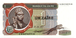Zaire 1 Zaire Bankjegy 1977 P18b