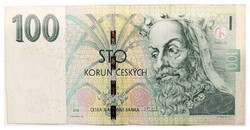 Cseh Köztársaság 100 Korona Bankjegy 2018 P28 J11