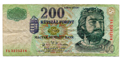 200 Forint Bankjegy 2004 FA F