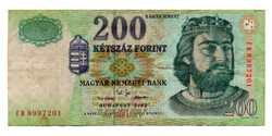 200 Forint Bankjegy 2002 FB F
