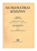 Numizmatikai Közlöny 72-73. évfolyam 1973-1974