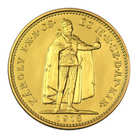 IV. Károly arany 20 Korona 1918 K-B Utánveret 6,78g Au900