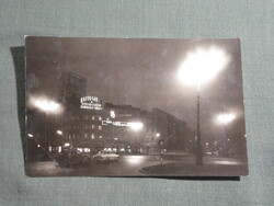 Képeslap,Budapest,November 7 tér,városi látkép,részlet, 1961-
