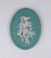 1W328 VILLEROY & BOCH táncoló párt ábrázoló porcelán dombormű fali dísz