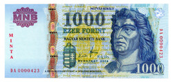1000 Forint Bankjegy 2008 MINTA