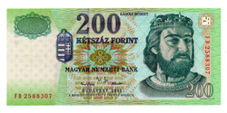 200 Forint Bankjegy 2001 FD UNC