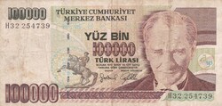 100.000   Líra  1970      Törökország