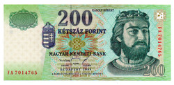 200 Forint Bankjegy 1998 FA UNC