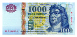 1000 Forint Bankjegy 2006 DB UNC