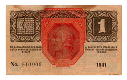1 Korona Bankjegy 1916 F