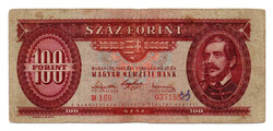 100 Forint Bankjegy 1947 F