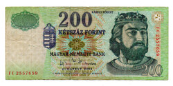 200 Forint Bankjegy 2004 FC F