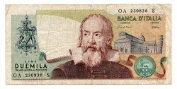 Olaszország 2000 Líra Bankjegy 1983 P103c
