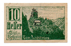 Ausztria Notgeld Gramastetten 10 Heller 1920
