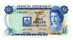 Bermuda 1 Dollár Bankjegy 1970 P23a