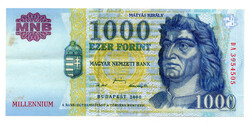 1000 Forint Bankjegy Millennium 2000 DA EF