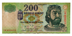 200 Forint Bankjegy 2003 FB F