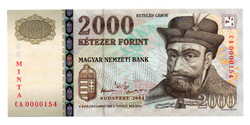 2000 Forint Bankjegy 2004 MINTA UNC