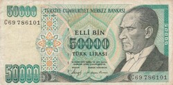 50.000   Líra  1970      Törökország