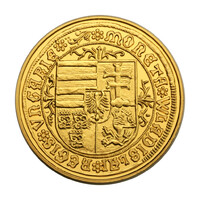 II. Ulászló Guldiner Magyar Aranypénzek utánveretben sorozat aranyozott 5,5g Ag