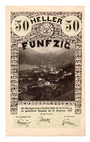 Ausztria Notgeld Lilienfeld 50 Heller 1920
