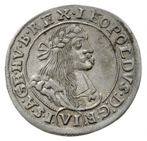Lipót VI krajcár 1668 K-B