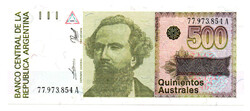 Argentina 500 Australes Bankjegy 1988-1990 P328b